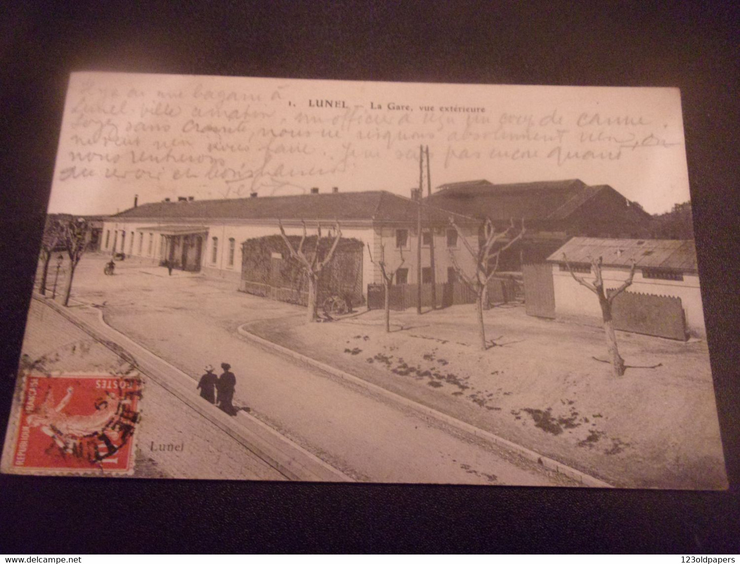 ♥️  34 RARE VUE LUNEL GARE EXTERIEURE - Lunel