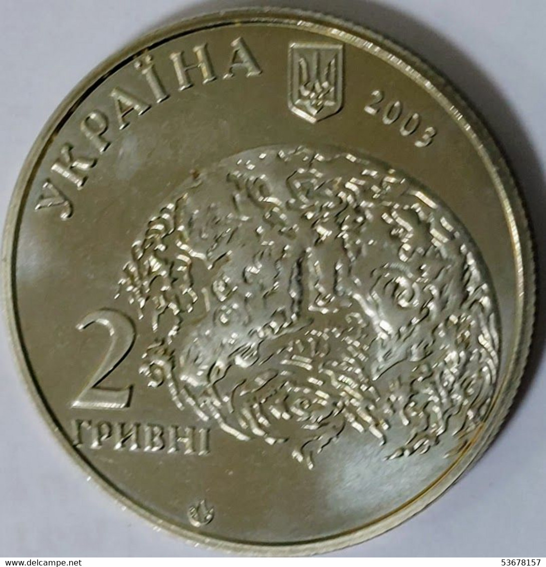 Ukraine - 2 Hryvni 2003, KM# 169, 140th Anniversary - Birth Of Vladimir Vernadsky (#1748) - Ukraine