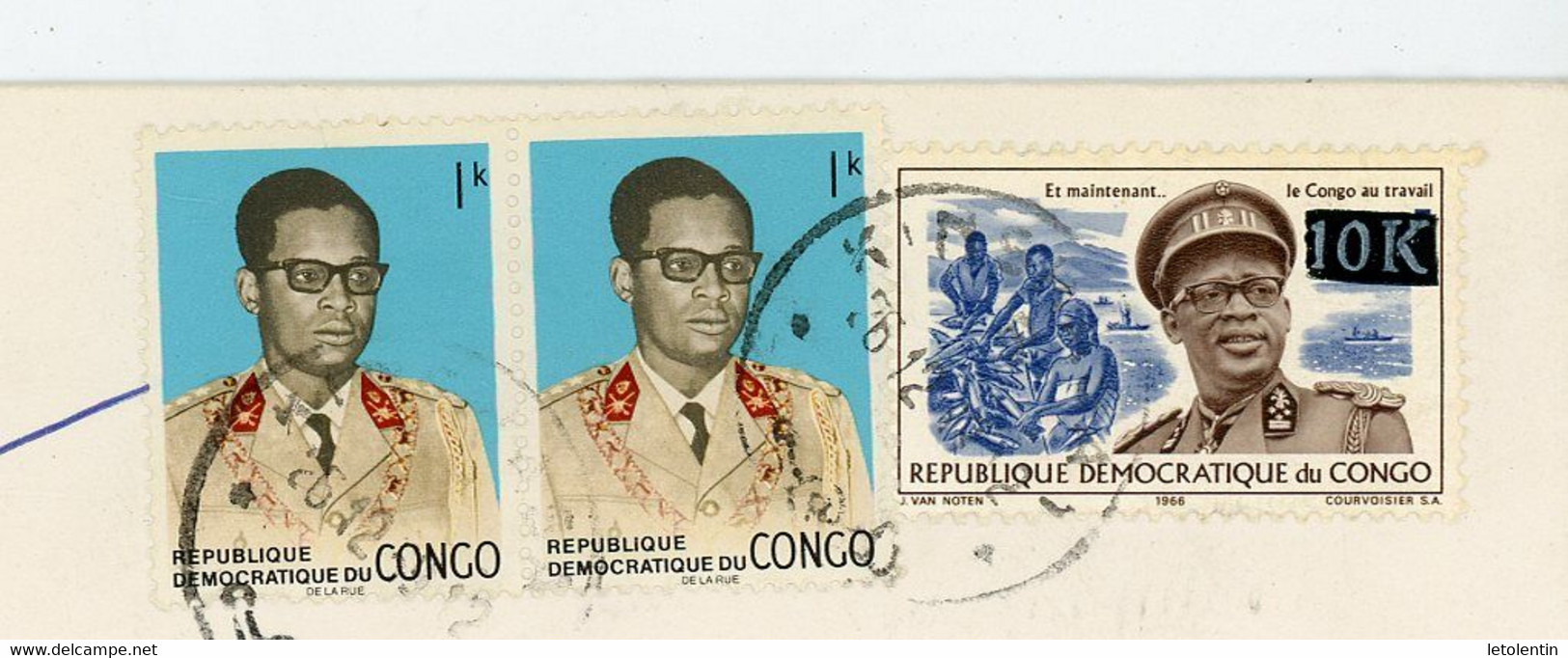 CONGO - N°Yt 698+621 SUR ENVELOPPE POUR LE MEXIQUE Obli. 1969 - Brieven En Documenten