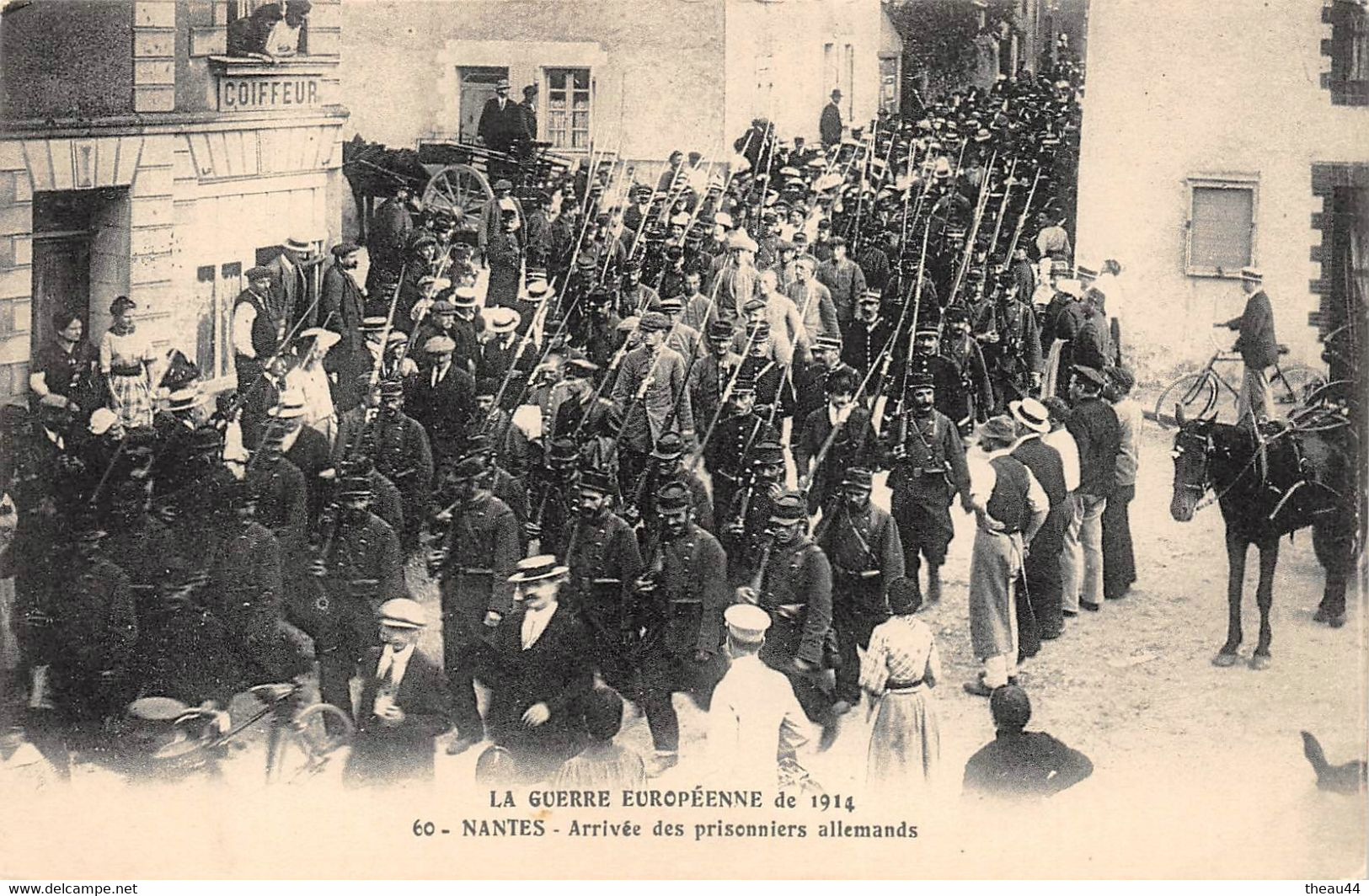 BOUGUENAIS  -  NANTES - La Guerre Européenne De 1914  -  Arrivée Des Prisonniers Allemands - Bouguenais