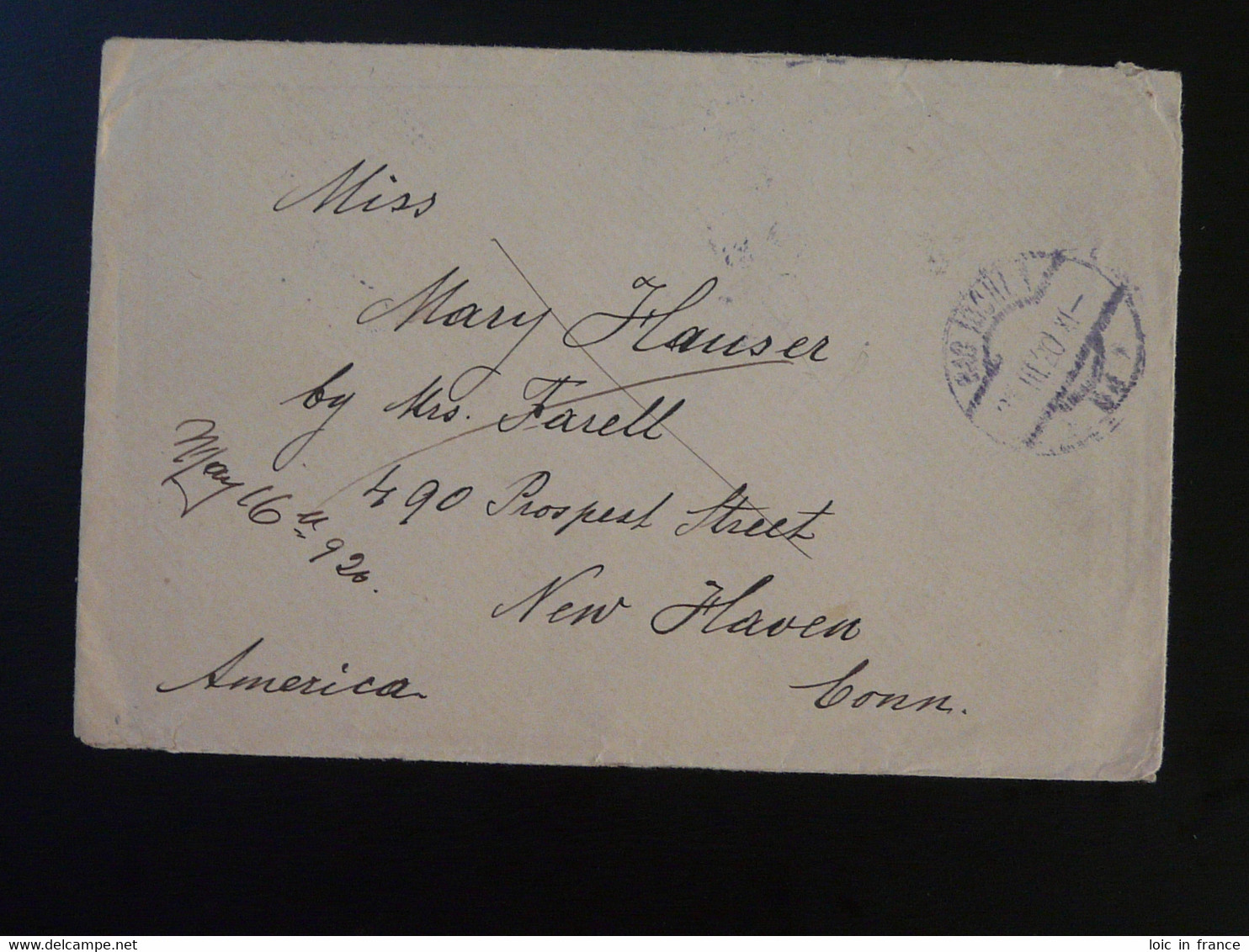 Lettre Cover Bad Ischl --> New Haven USA 1920 - Lettres & Documents