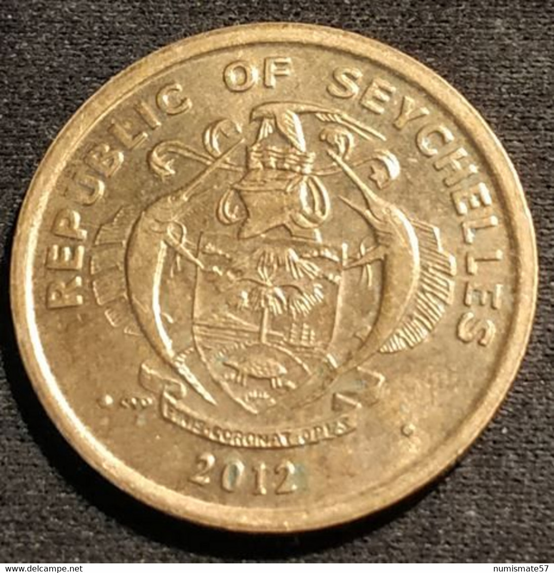 SEYCHELLES - 10 CENTS 2012 - Poisson - KM 48a - Seychelles