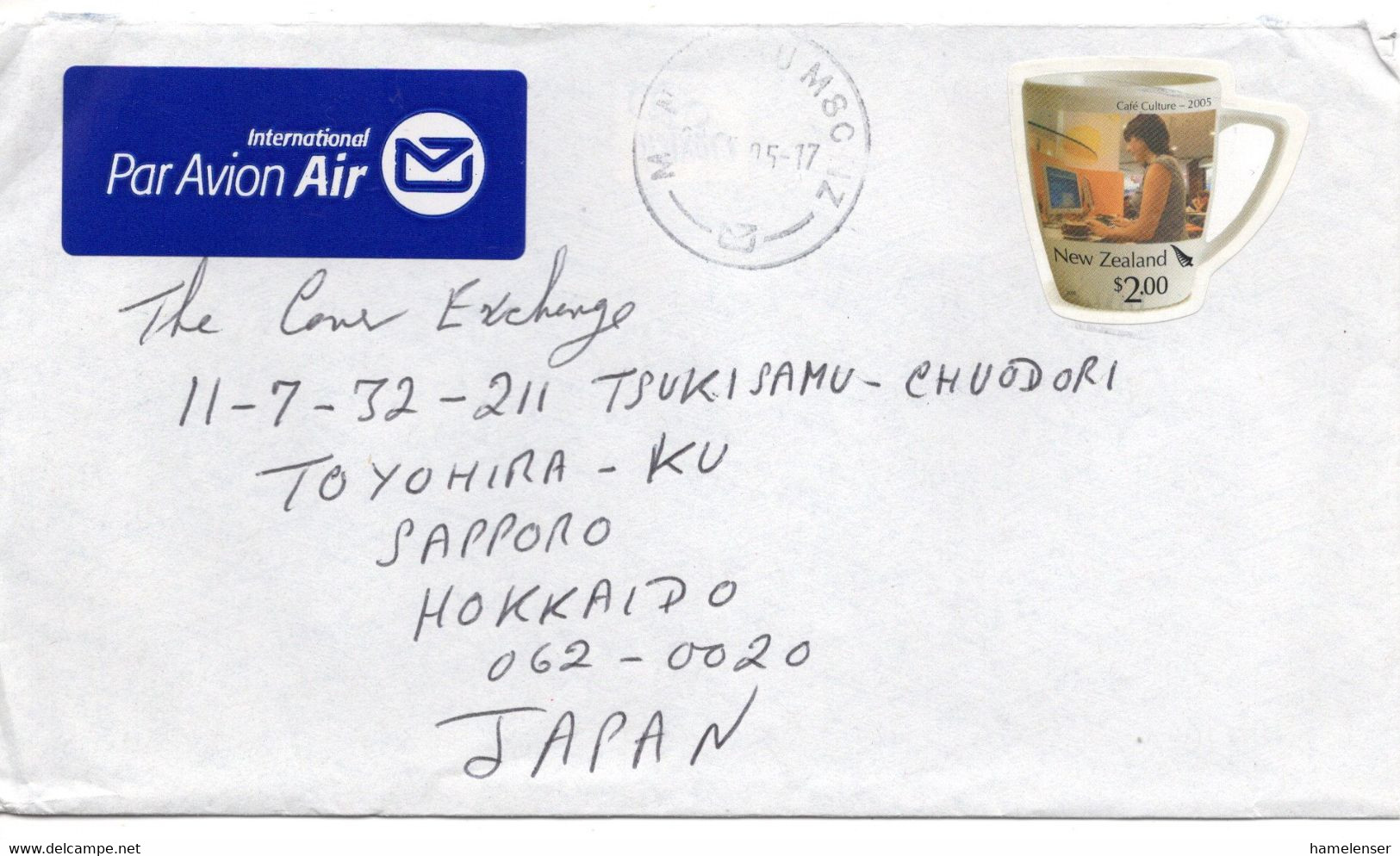 63812 - Neuseeland - 2005 - $2,00 Kaffeekultur EF A LpBf -> Japan - Food