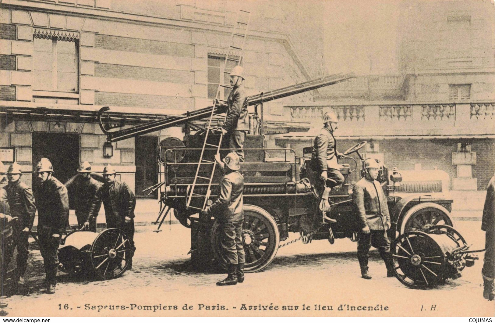 SAPEURS POMPIERS - S09541 - Paris - Arrivée Sur Le Lieu D'Incendie - L1 - Brandweer