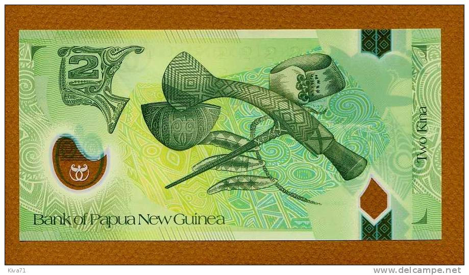 2 Kina  "PAPOUASIE Nlle GUINEE" 2008  Polymer    UNC  Ble 61 - Papouasie-Nouvelle-Guinée