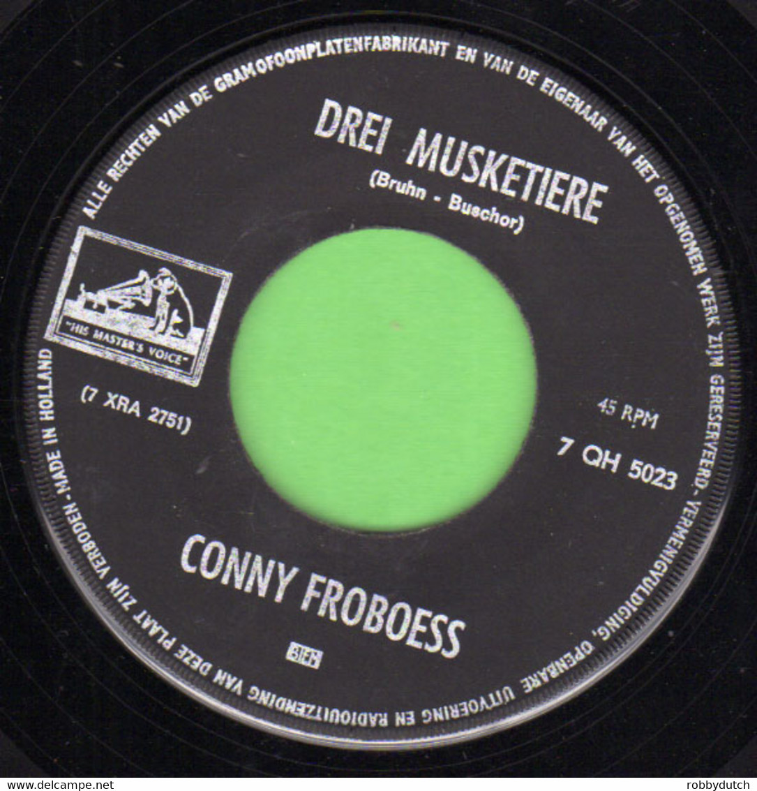 * 7" *  CONNY FROBOESS - DREI MUSKETIERE / ALLES WEGEN HAMBURG UND ST. PAULI - Altri - Musica Tedesca