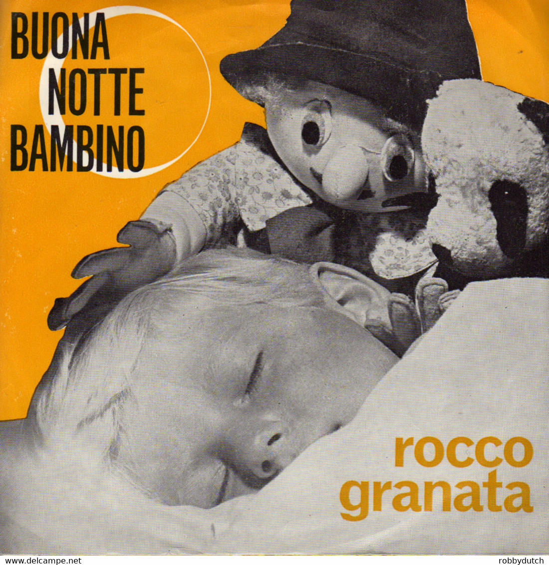 * 7" *  ROCCO GRANATA - BUONA NOTTE BAMBINO (Holland 1963 EX-) - Autres - Musique Allemande