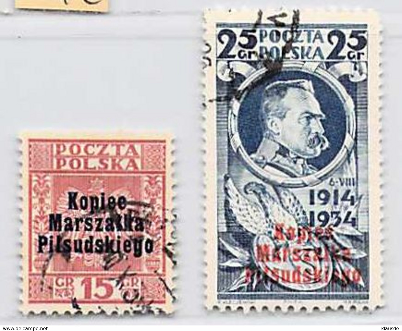 MiNr.299-300 O Polen - Unused Stamps