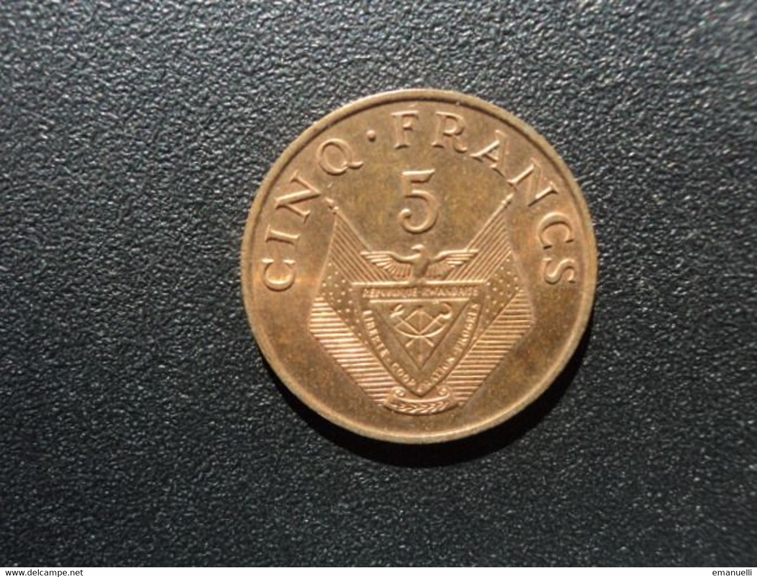 RWANDA : 5 FRANCS   1974   KM 13      SUP - Rwanda