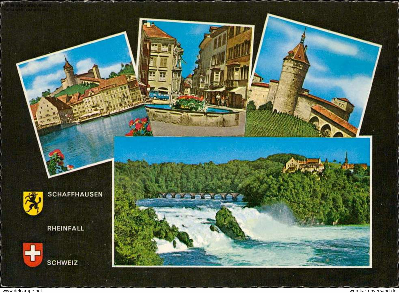 1117420 Schaffhausen, Rheinfall, Schweiz Mehrbildkarte - Hausen Am Albis 