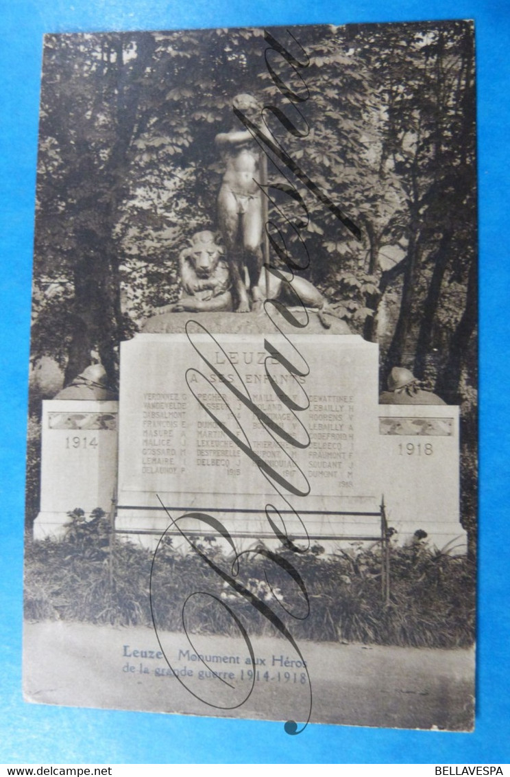 Lueze   Monument Aux Morts De Geurre Mondiale Helden Monument 1914-1918 - War 1914-18