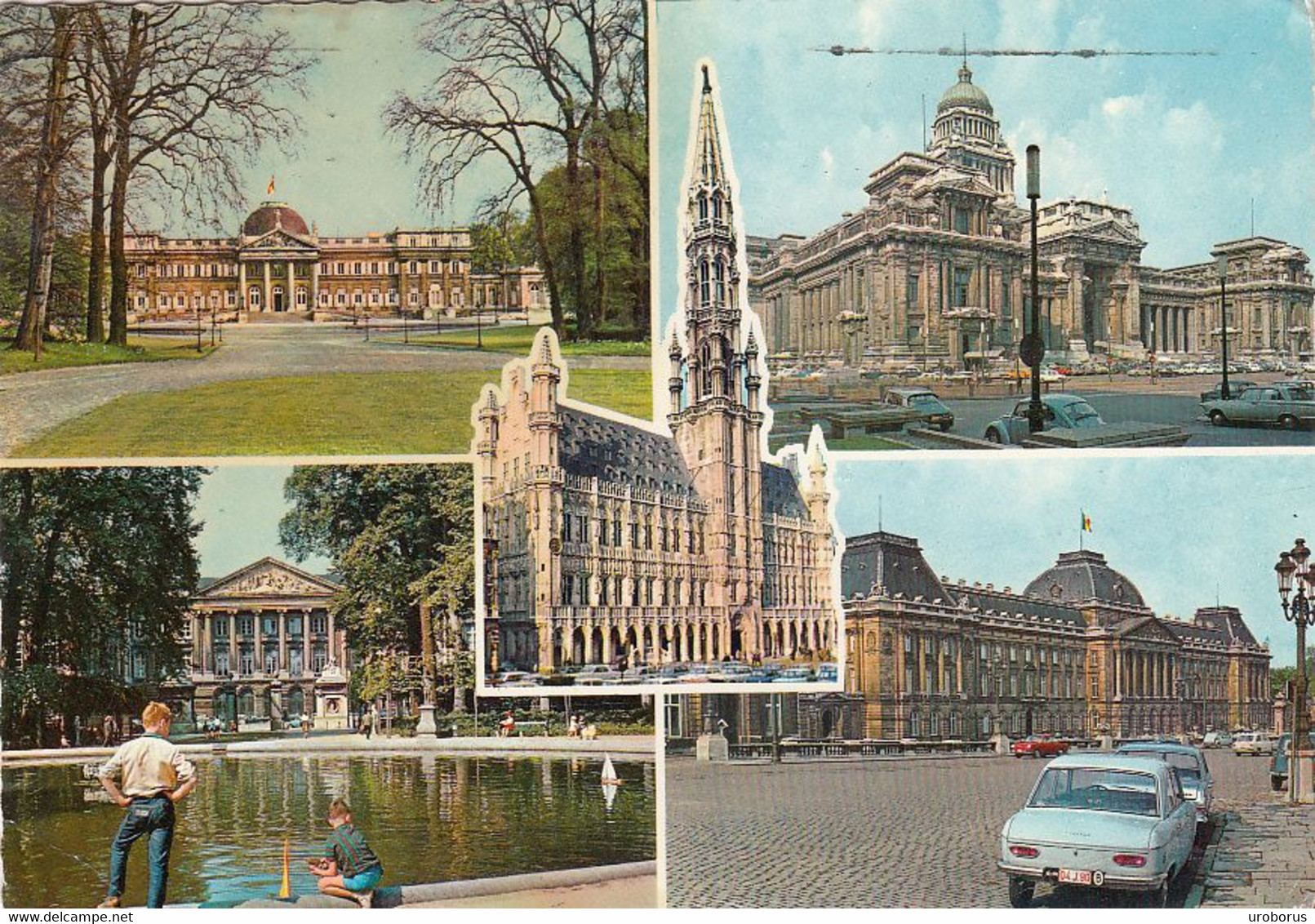 BELGIUM - Souvenir De Bruxelles 1971 - Multivue - Places, Squares