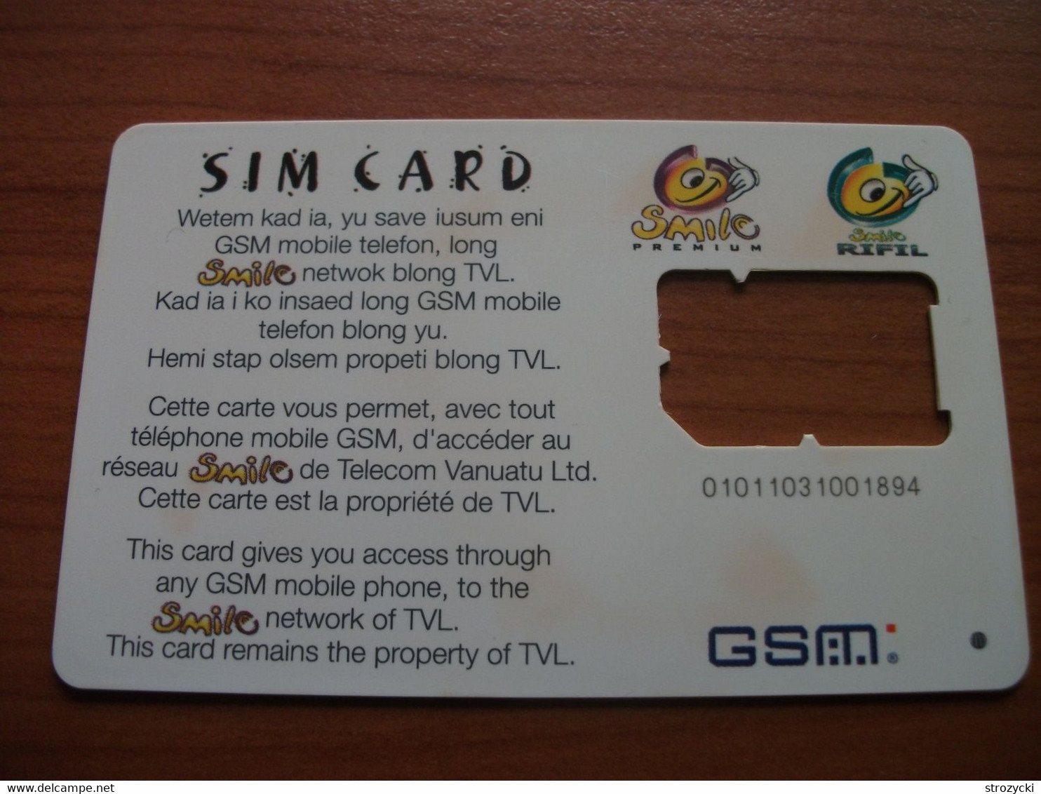 Vanuatu - Smile Premium - GSM SIM - Vanuatu