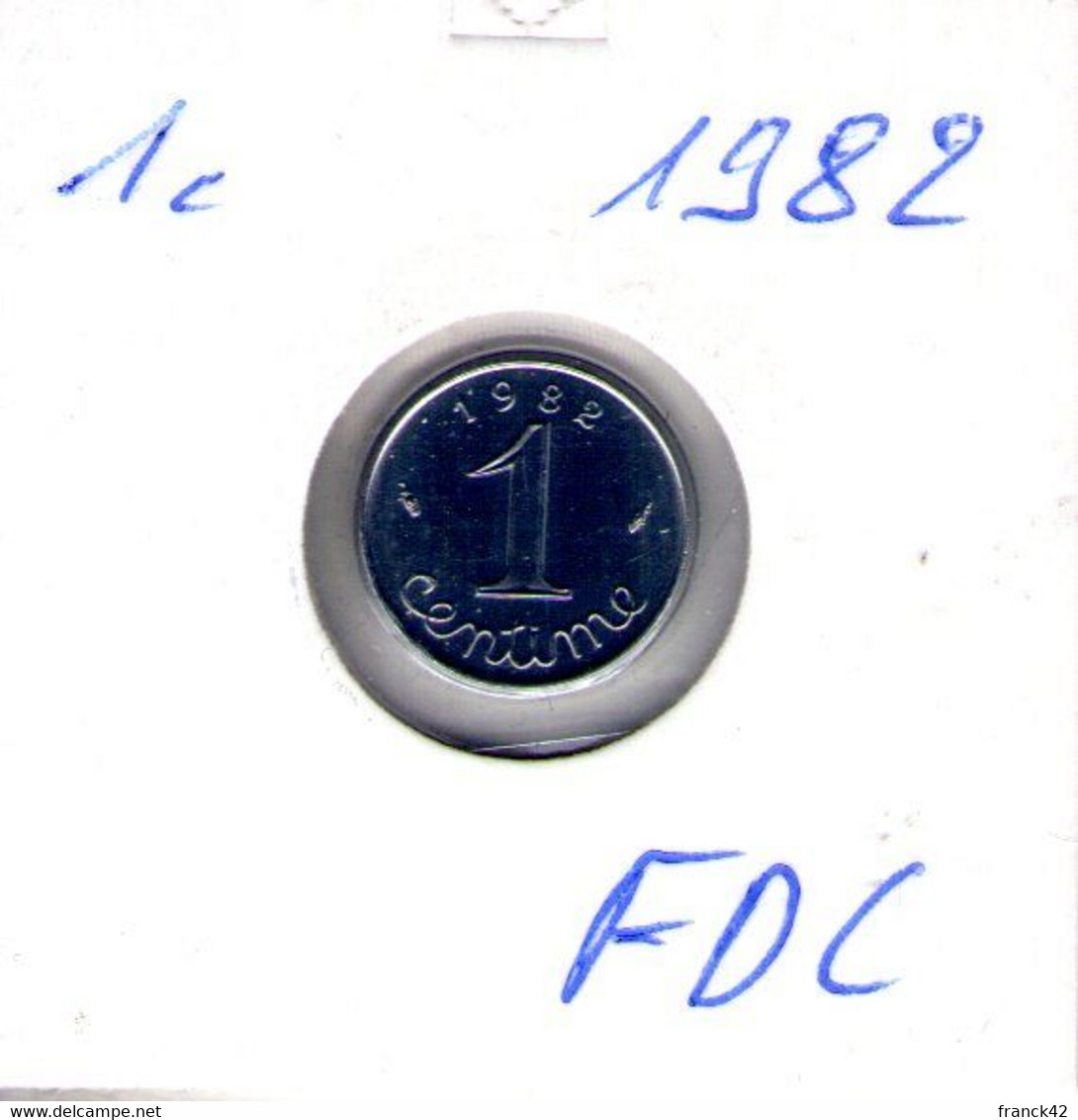 France. 1 Centime épi 1982 - 1 Centime