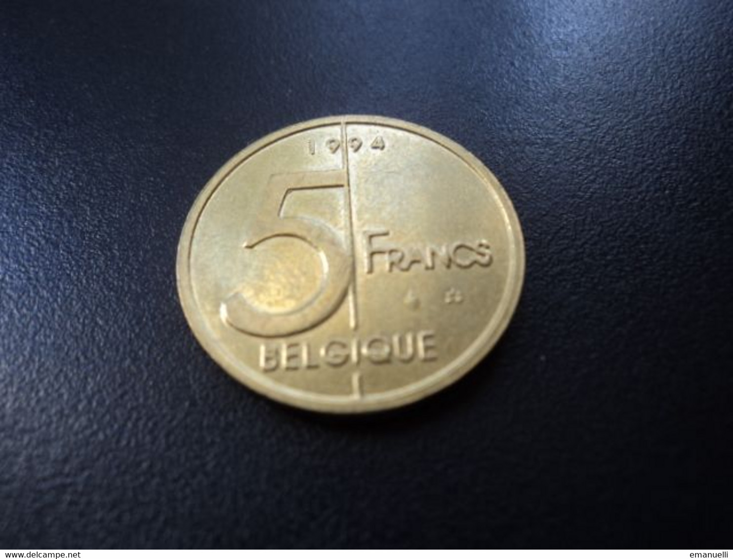 BELGIQUE : 5 FRANCS  1994    KM 189     SUP+ - 5 Francs