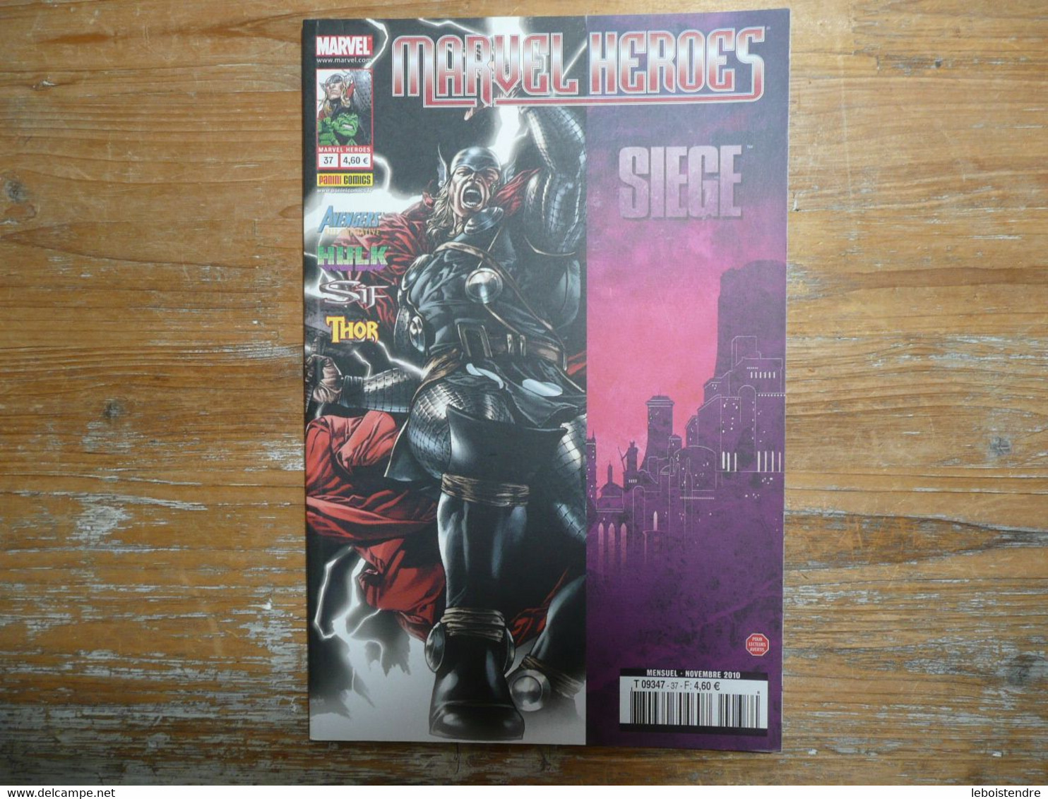 MARVEL HEROES N 37 NOVEMBRE 2010 QUE LE COMBAT COMMENCE MARVEL COMICS PANINI FRANCE - Marvel France