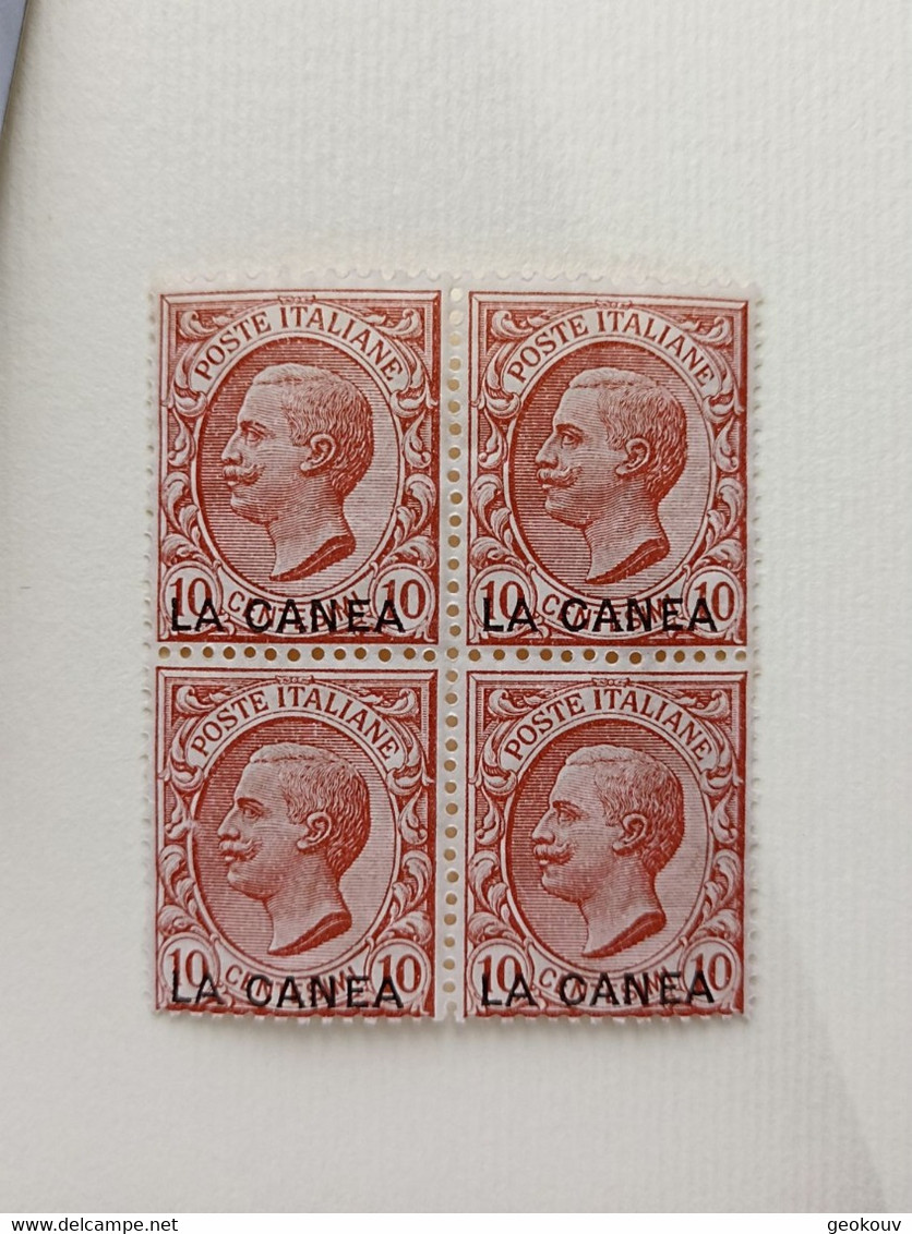 ITALY LEVANT IN CRETE "LA CANEA" 1907 MNH** - La Canea