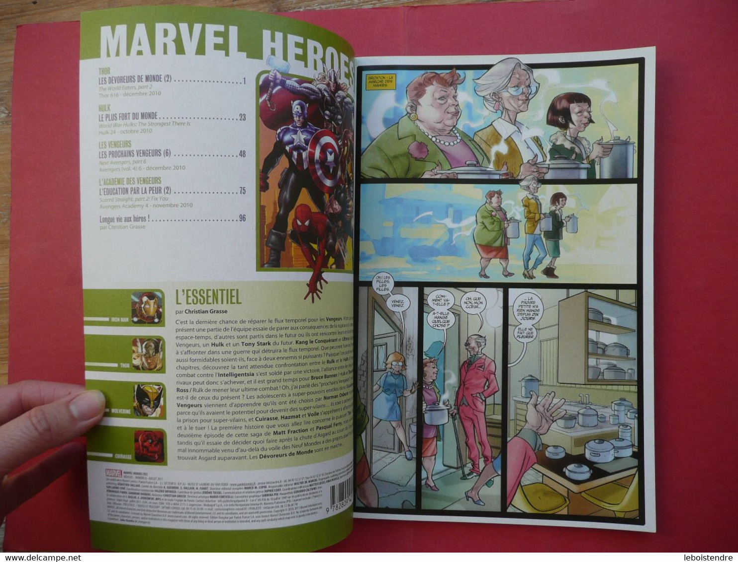 MARVEL HEROES V3 N 6 JUILLET 2011  MARVEL COMICS PANINI FRANCE AVENGERS ACADEMY WORLD WAR  HULK THOR - Marvel France