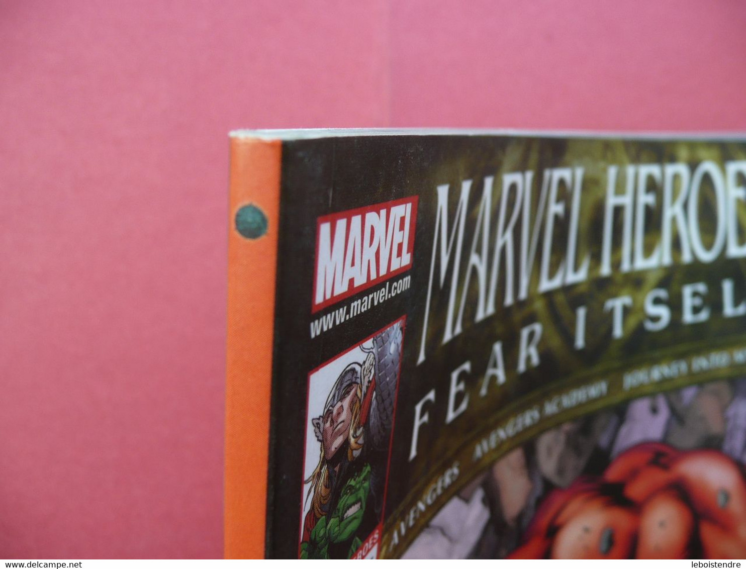 MARVEL HEROES V3 N 12 JANVIER 2012 FEAR ITSELF AVENGERS ACADEMY JOURNEY INTO MYSTERY  MARVEL COMICS PANINI FRANCE - Marvel France