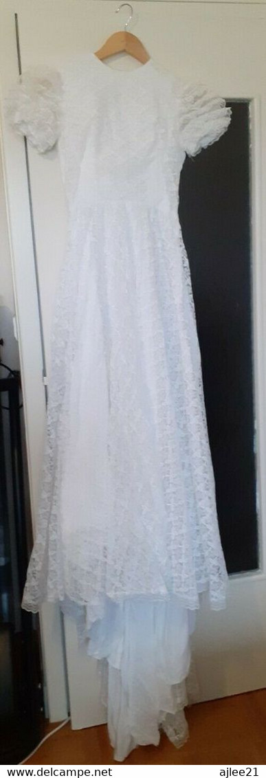 Robe De Mariée. Année 50/60. Taille 36/38 - Hochzeit