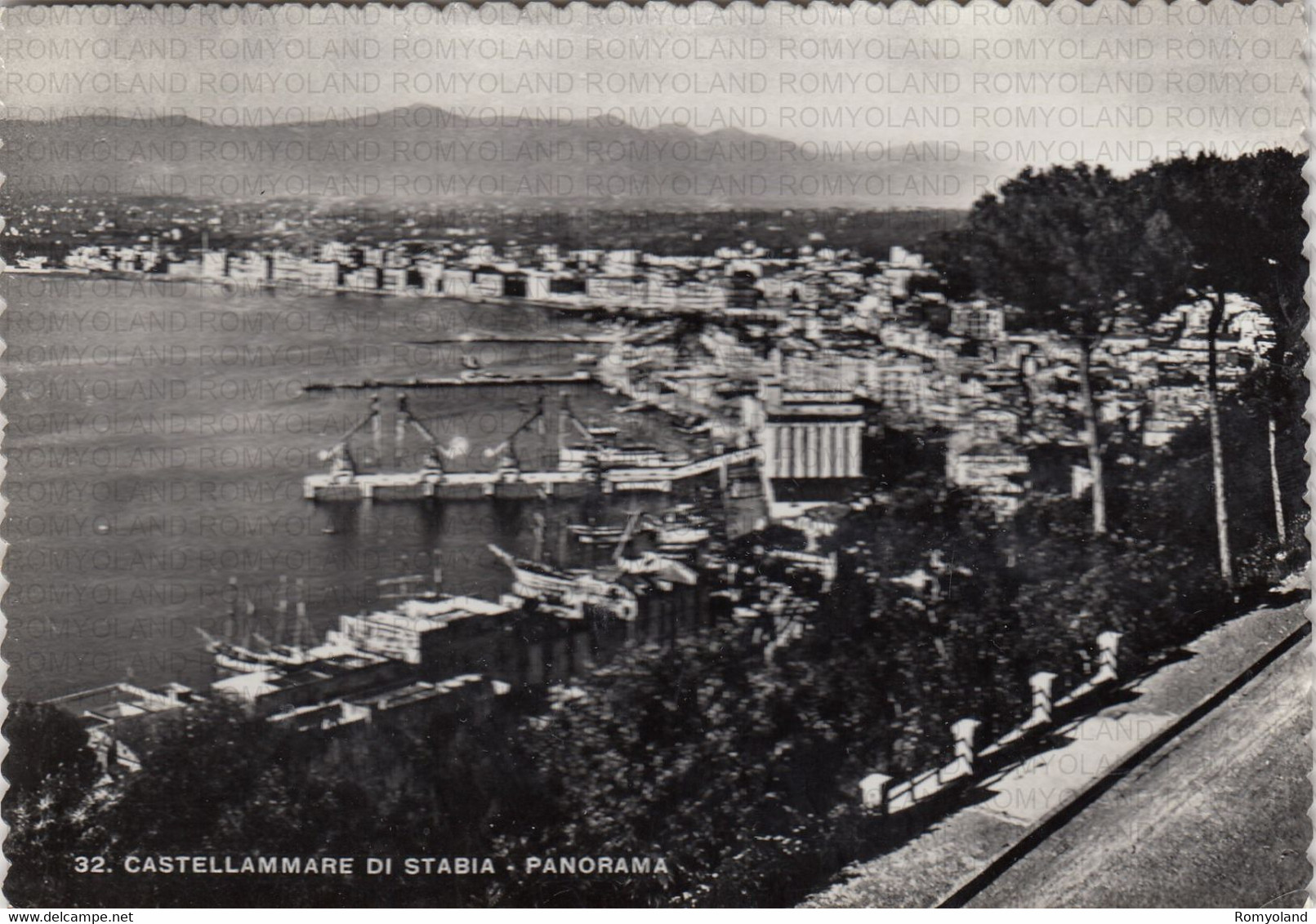 CARTOLINA  CASTELLAMMARE DI STABIA,CAMPANIA,PANORAMA-OTAVA MERAVIGLIA DEL MONDO,BELLA ITALIA,NON VIAGGIATA - Castellammare Di Stabia