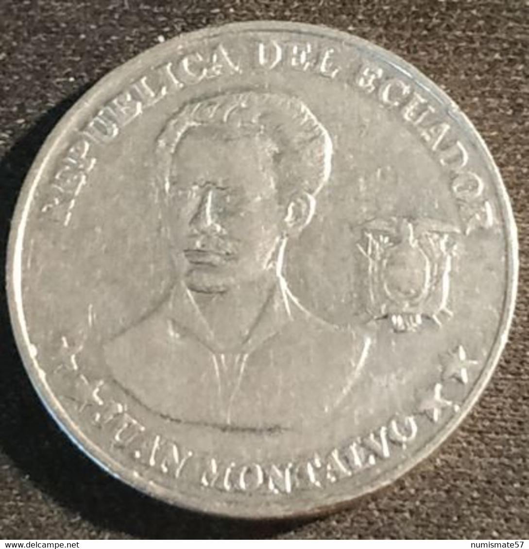 EQUATEUR - EQUATOR - 5 CENTAVOS 2000 - KM 105 - Ecuador - JUAN MONTALVO - Equateur