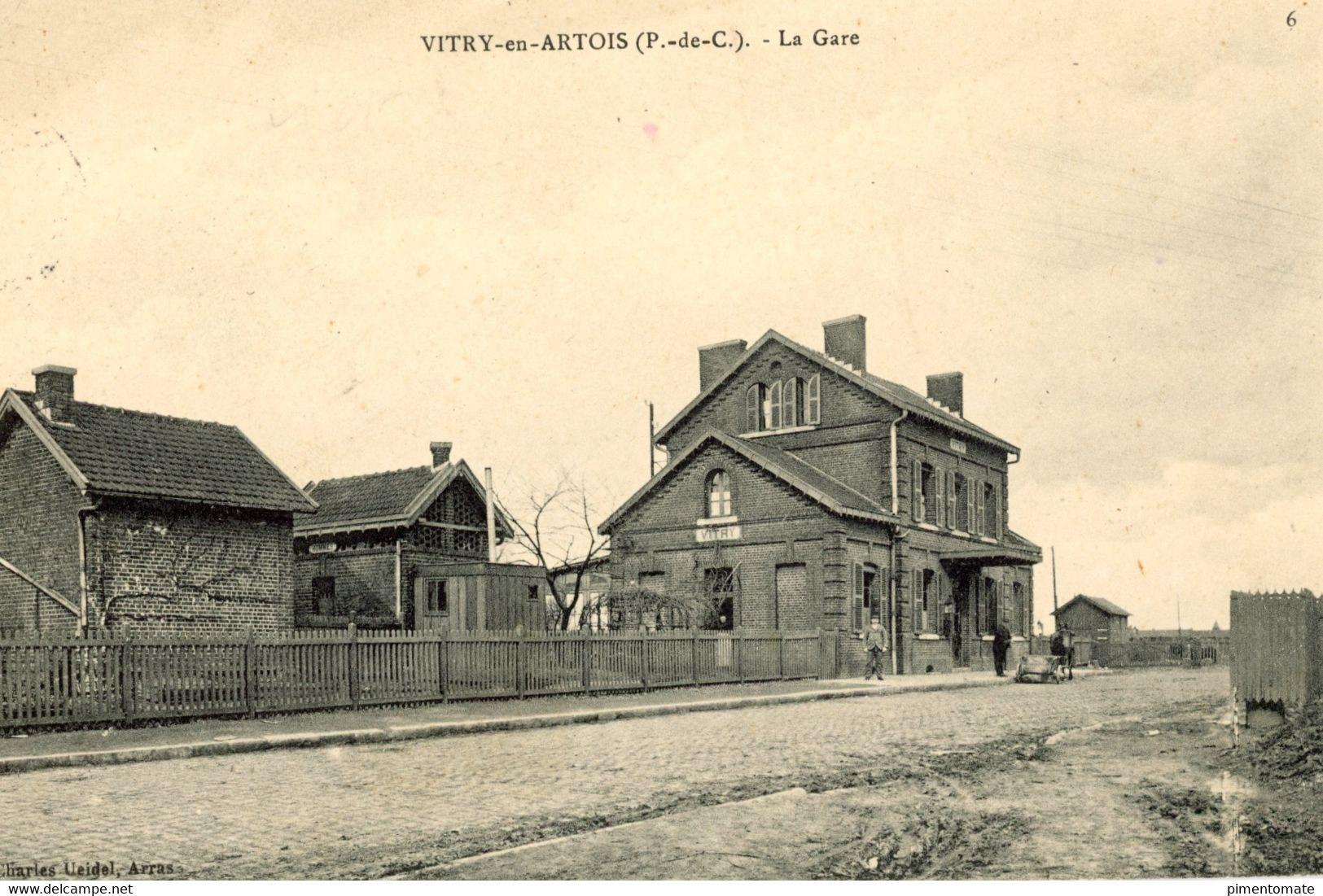 VITRY EN ARTOIS LA GARE 1915 - Vitry En Artois