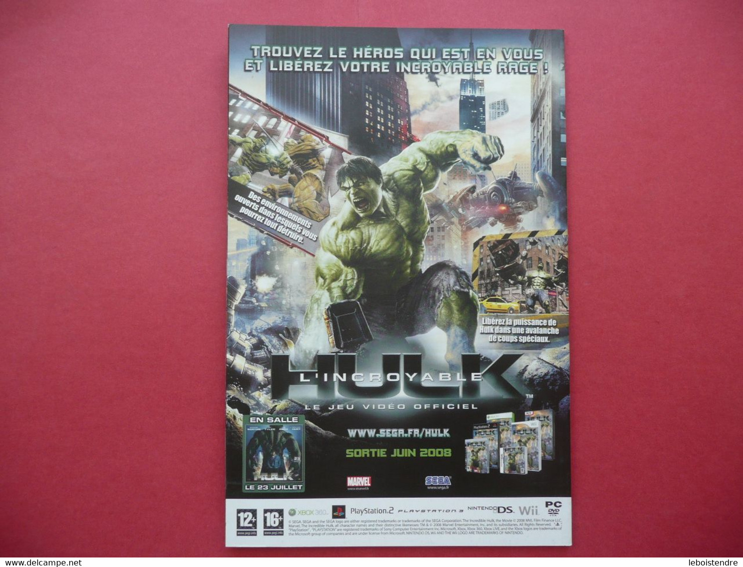 MARVEL HEROES N 9 JUILLET 2008 WORLD WAR HULK THOR GAMMA CORP THE MIGHTY  AVENGERS MARVEL COMICS PANINI FRANCE - Marvel France