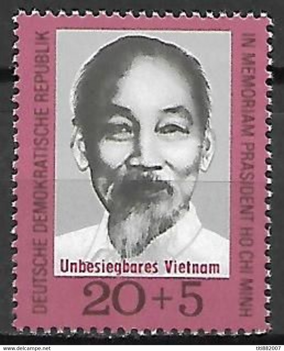 ALLEMAGNE  /  DDR    -    1970  .  Y&T N° 1281 ** . Hô Chi Minh - Ungebraucht