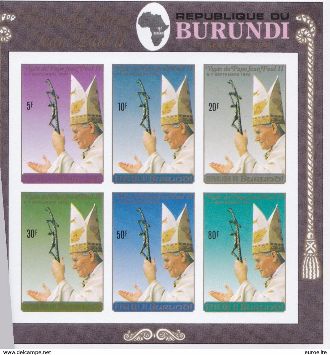 Visita Di SS Papa Giovanni Paolo II In Burundi - Ungebraucht