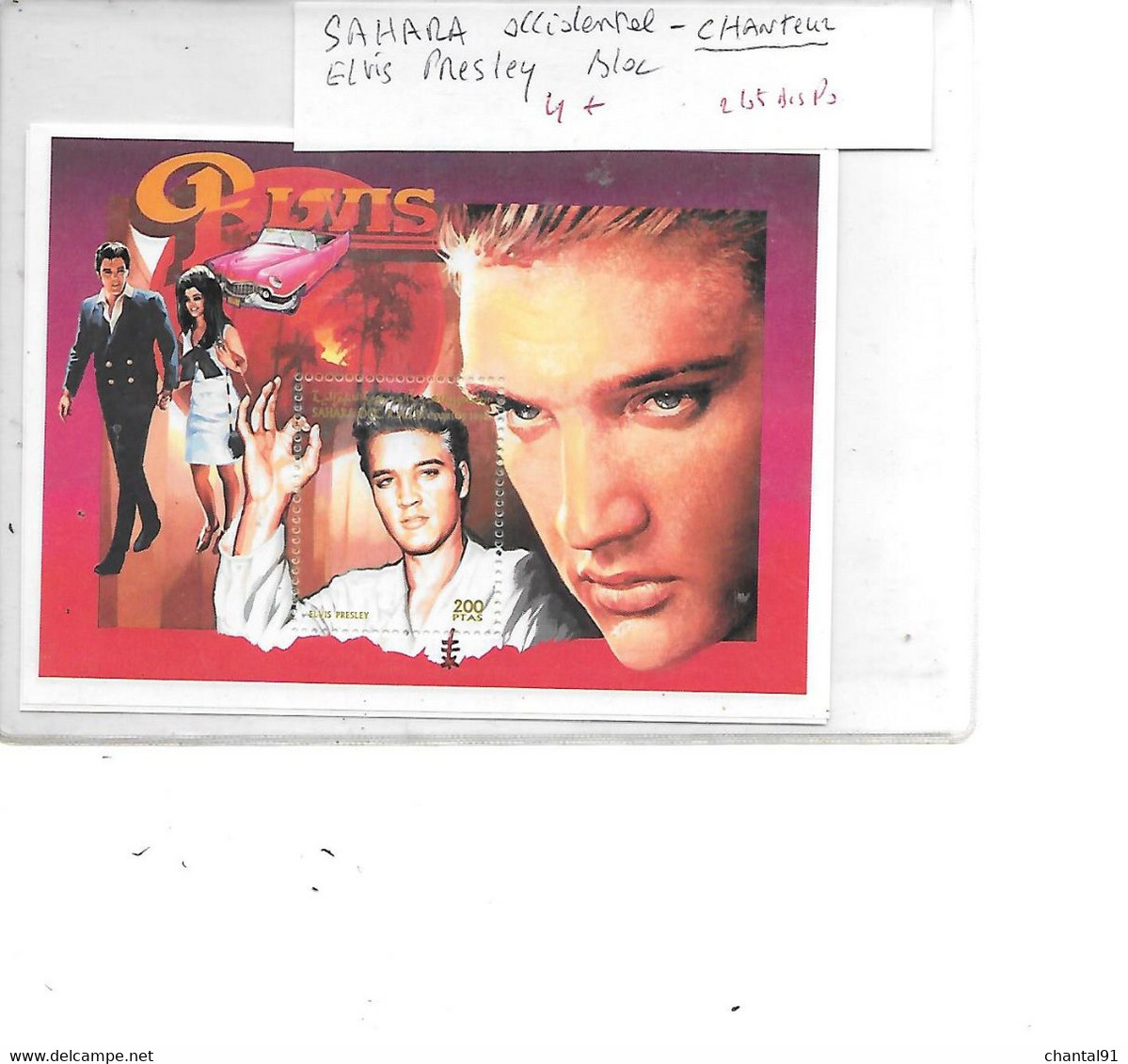 SAHARA OCCIDENTAL BLOC ELVIS PRESLEY ** - Sahara Español