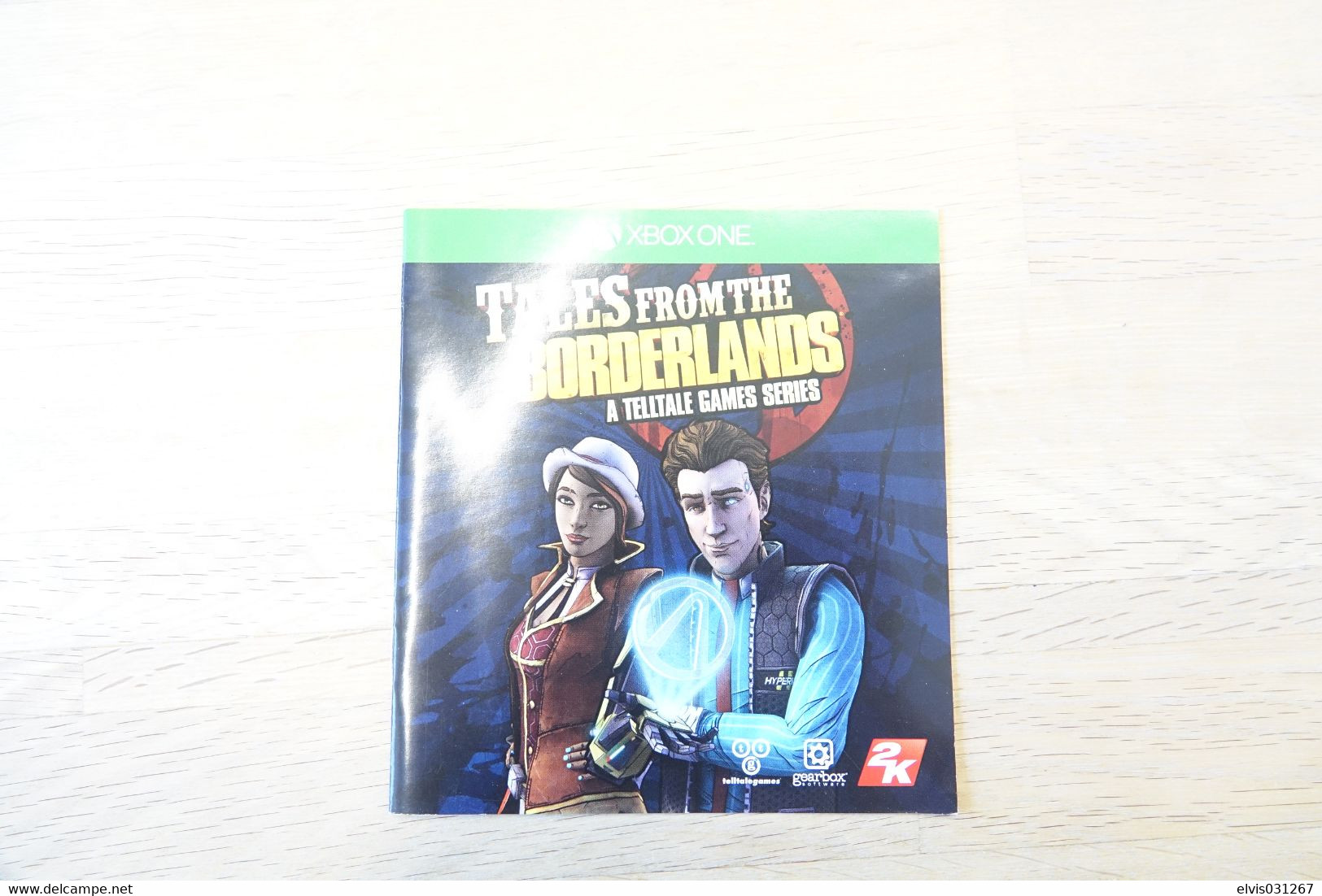 MICROSOFT XBOX ONE : MANUAL : TALES FROM THE BORDERLANDS A TELLTALE GAMES SERIES - Littérature & Notices