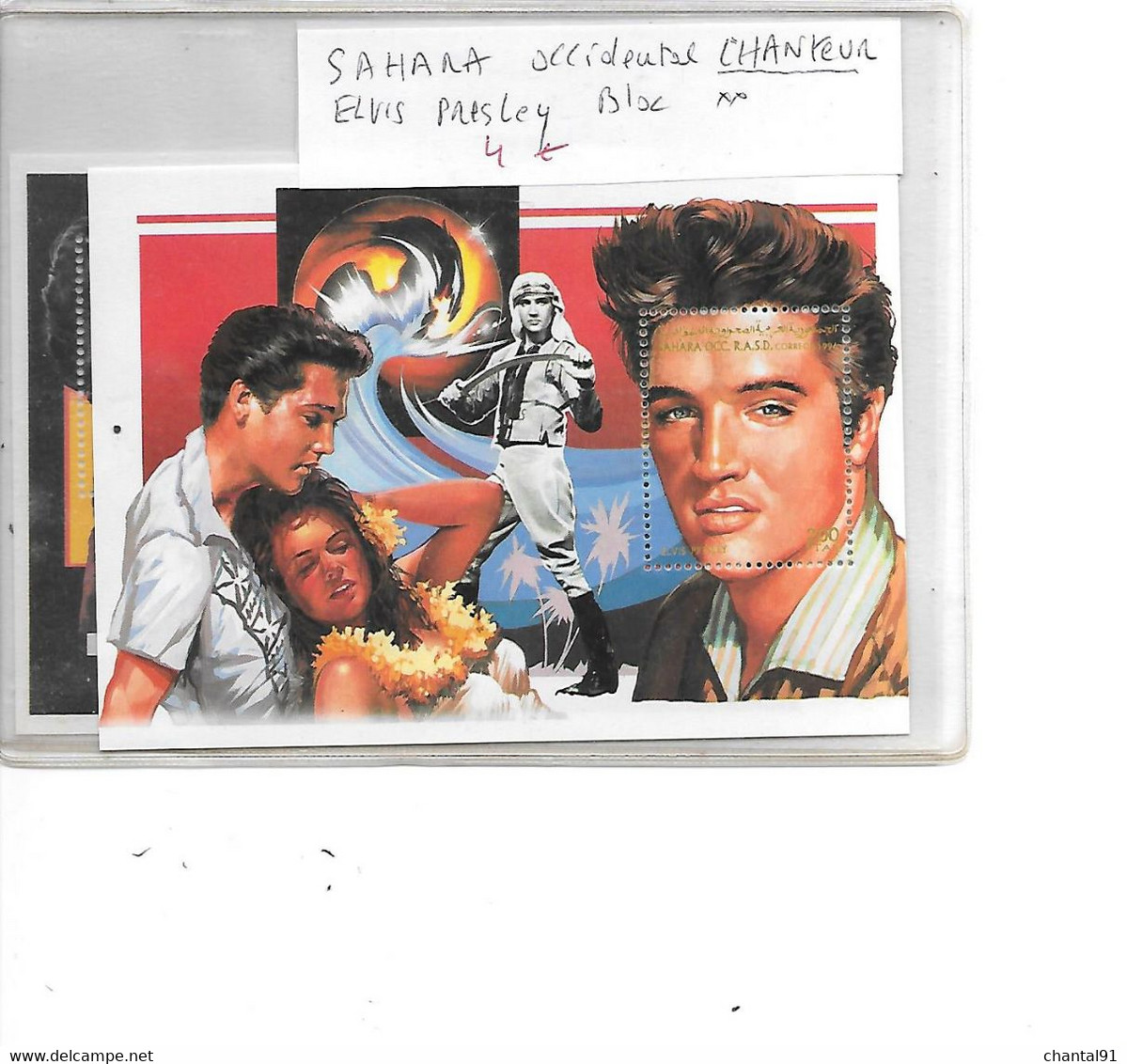 SAHARA OCCIDENTAL BLOC ELVIS PRESLEY ** - Sahara Español