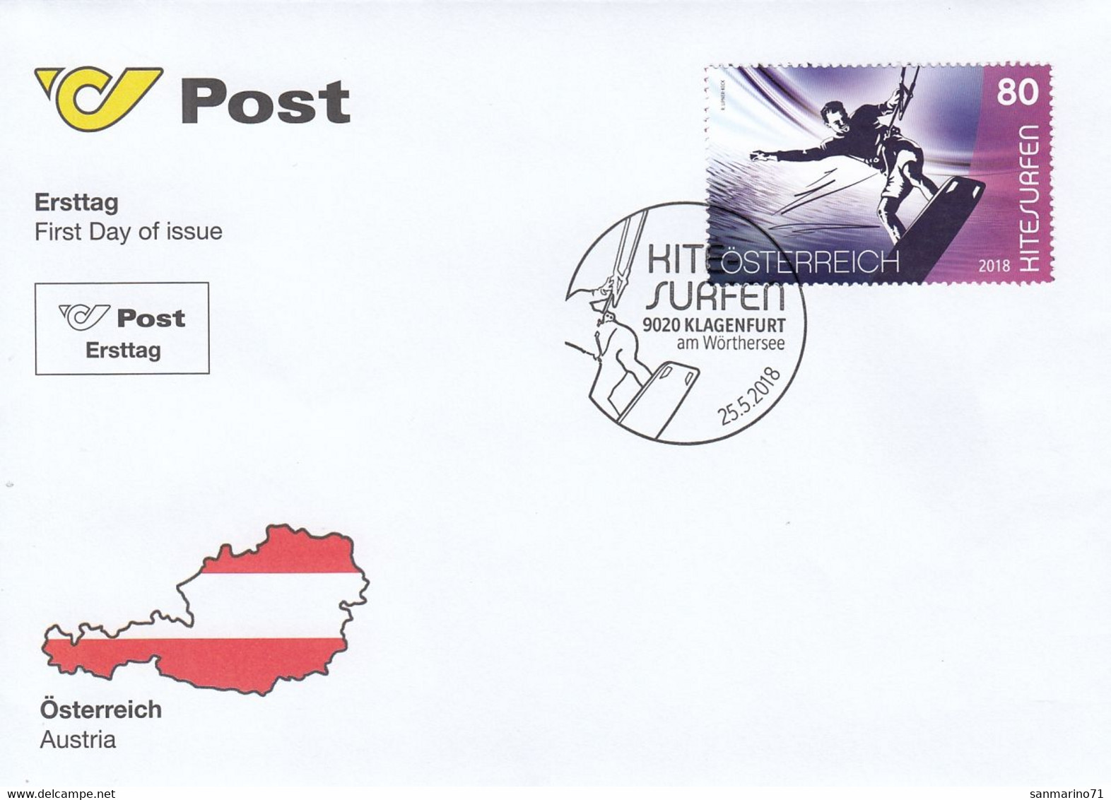 FDC AUSTRIA 3397 - Water-skiing