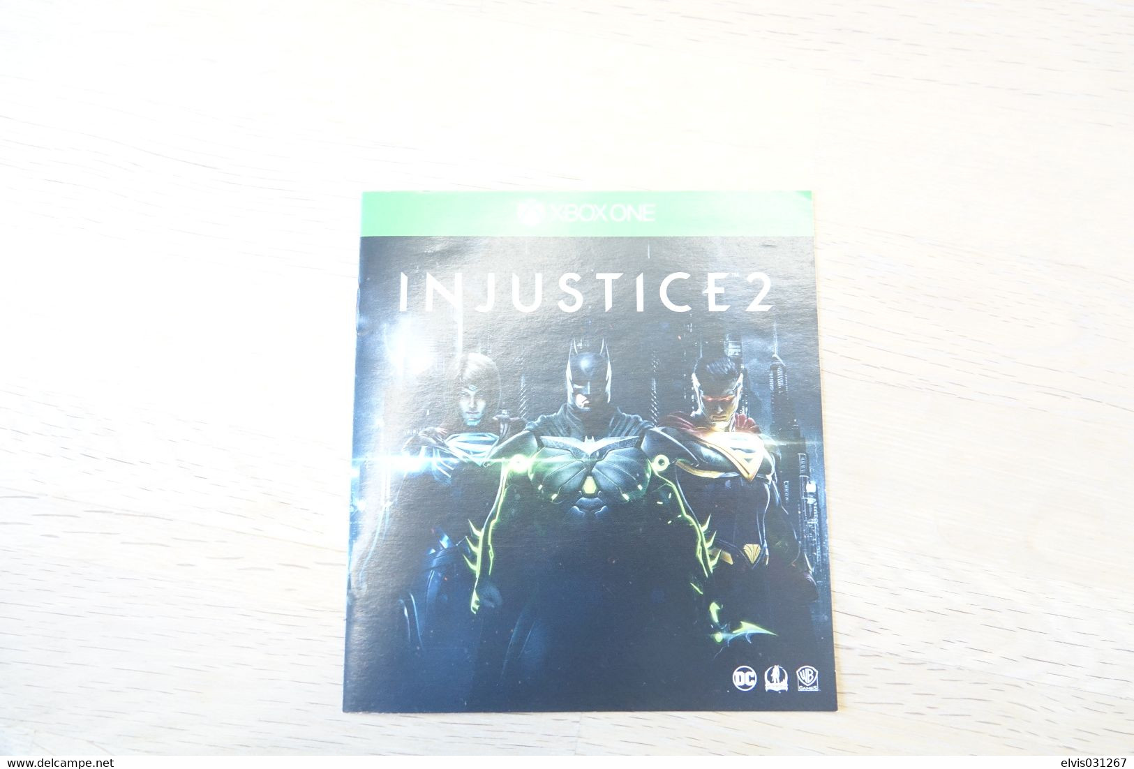 MICROSOFT XBOX ONE : MANUAL : INJUSTICE 2 - Literature & Instructions