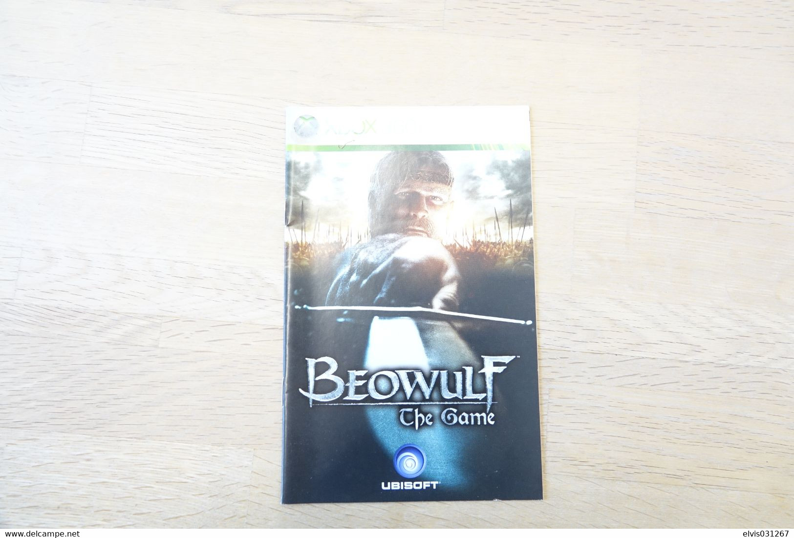 MICROSOFT XBOX 360 : MANUAL : BEOWOLF THE GAME - Littérature & Notices