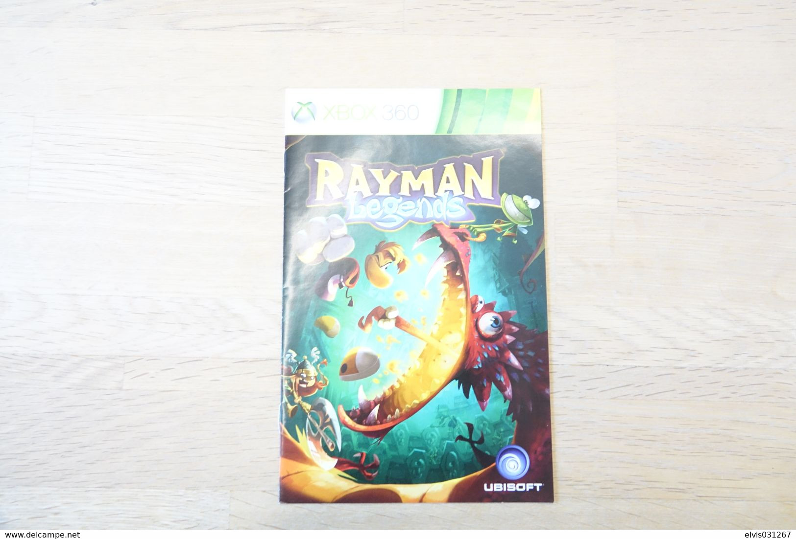 MICROSOFT XBOX 360 : MANUAL : RAYMAN LEGENDS - Littérature & Notices