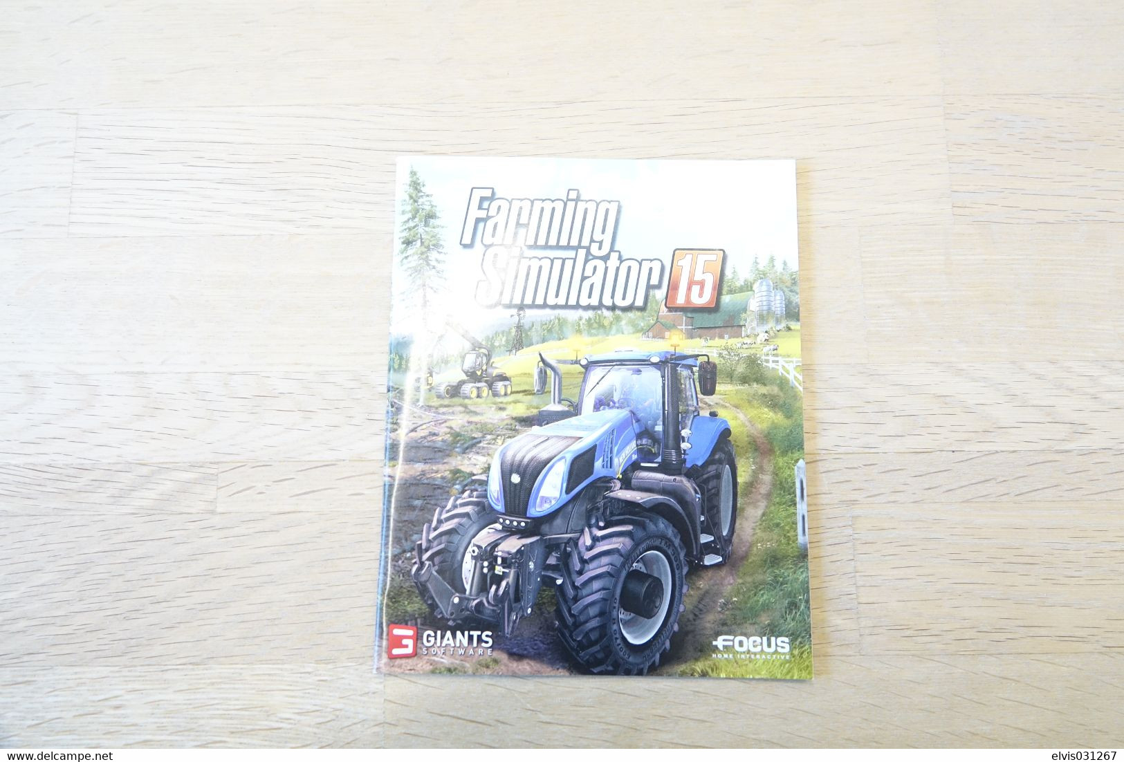 SONY PLAYSTATION THREE PS3 : MANUAL : FARMING SIMULATOR 15 - Littérature & Notices
