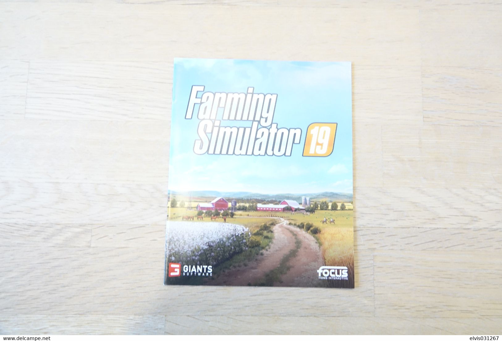 SONY PLAYSTATION FOUR PS4 : MANUAL : FARMING SIMULATOR 19 - Literature & Instructions