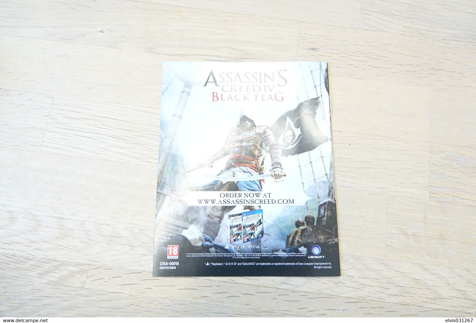 SONY PLAYSTATION FOUR PS4 : MANUAL : WATCH DOGS - Literatur Und Anleitungen