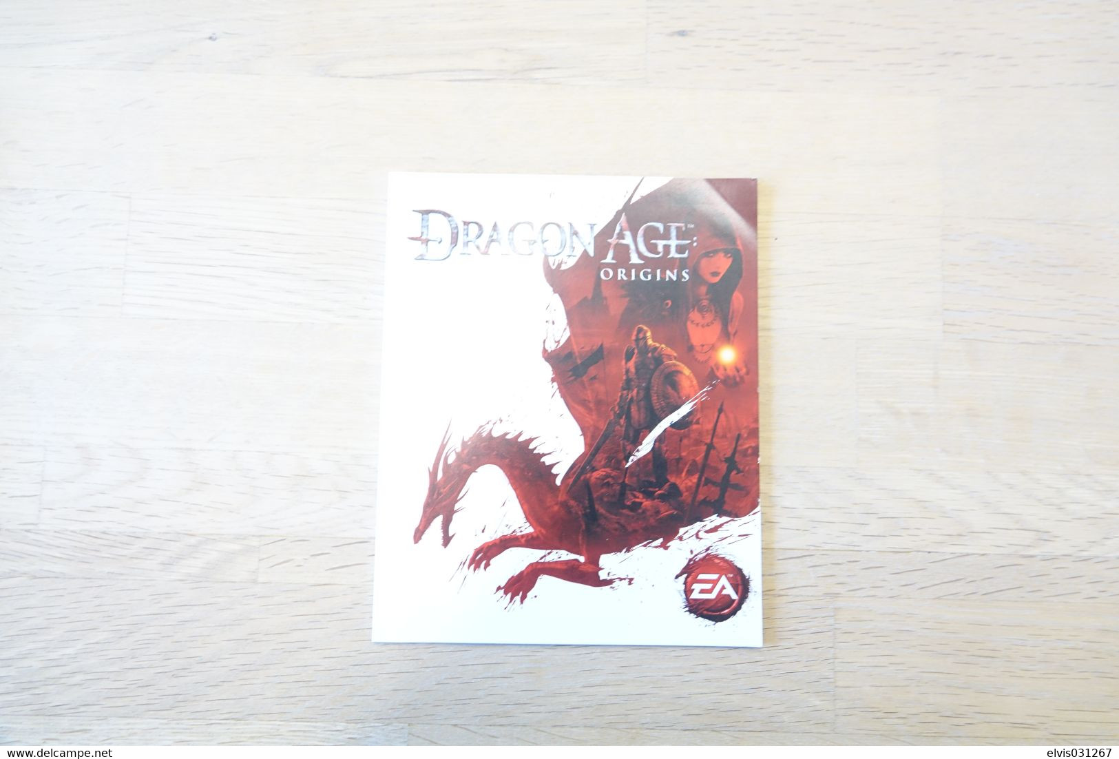 SONY PLAYSTATION THREE PS3 : MANUAL : DRAGON AGE ORIGINS - Littérature & Notices