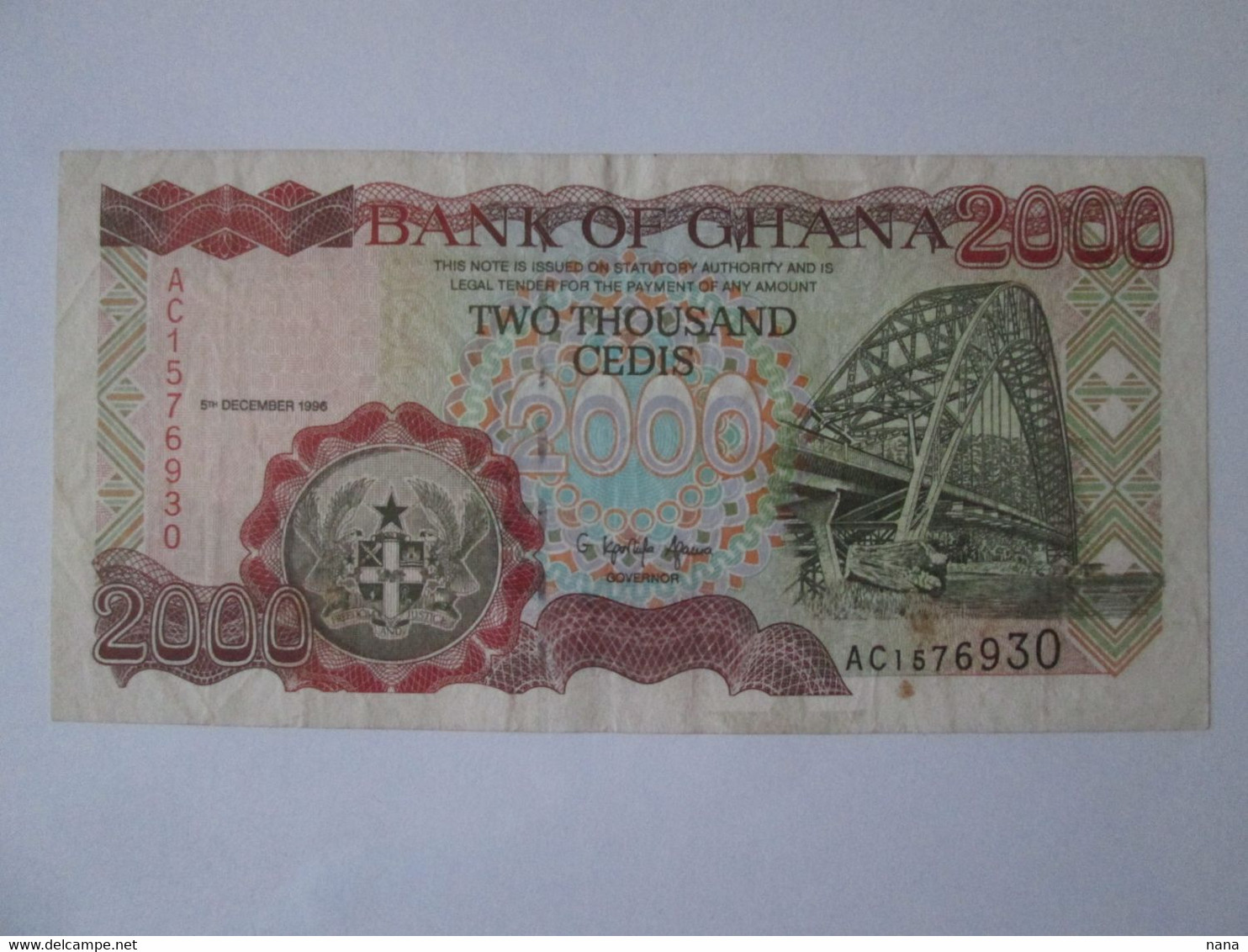 Ghana 2000 Cedis 1996 Banknote - Ghana