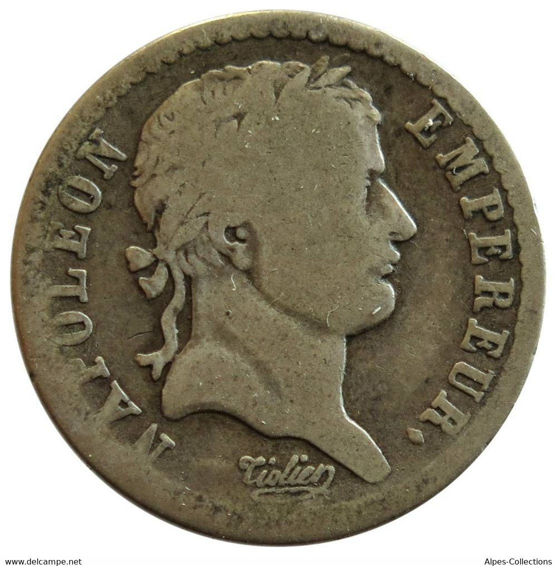 F17701.1 - FRANCE - Demi-franc Napoléon 1er - Tête Laurée - 1807 A - 1/2 Franc