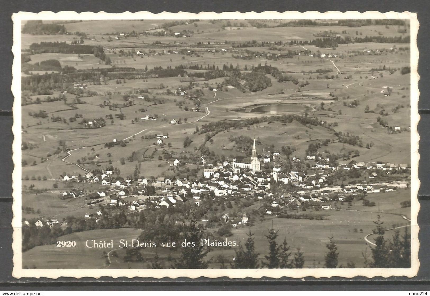 Carte P De 1949 ( Chatel St-Denis / Vue Des Plaïades ) - Châtel-Saint-Denis