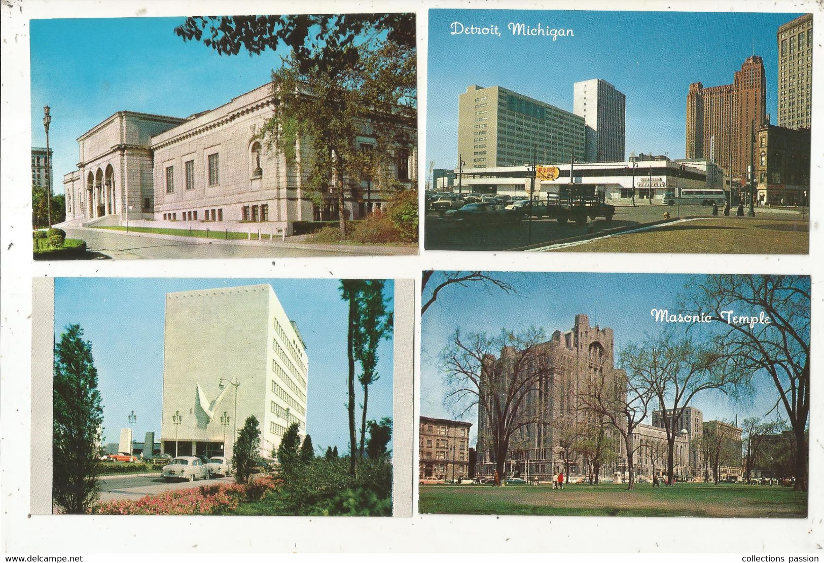 Cp , ETATS UNIS,MICHIGAN, Mackinac Bridge, Detroit, Carte Géographique, LOT DE 11 CARTES POSTALES - Sonstige & Ohne Zuordnung