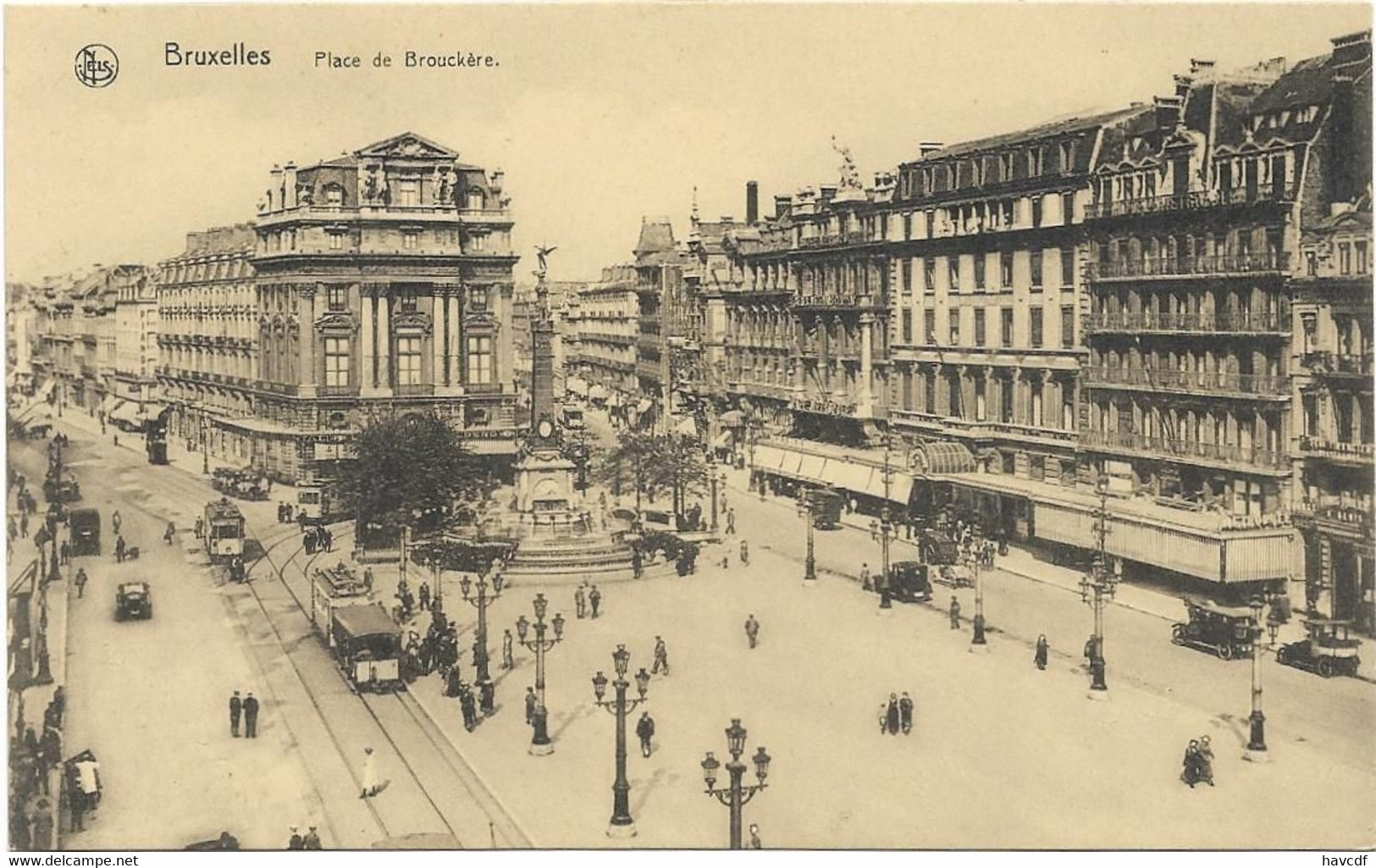 CPA - édit. Ern. Thill - Bruxelles Place De  Brouckère - Marktpleinen, Pleinen