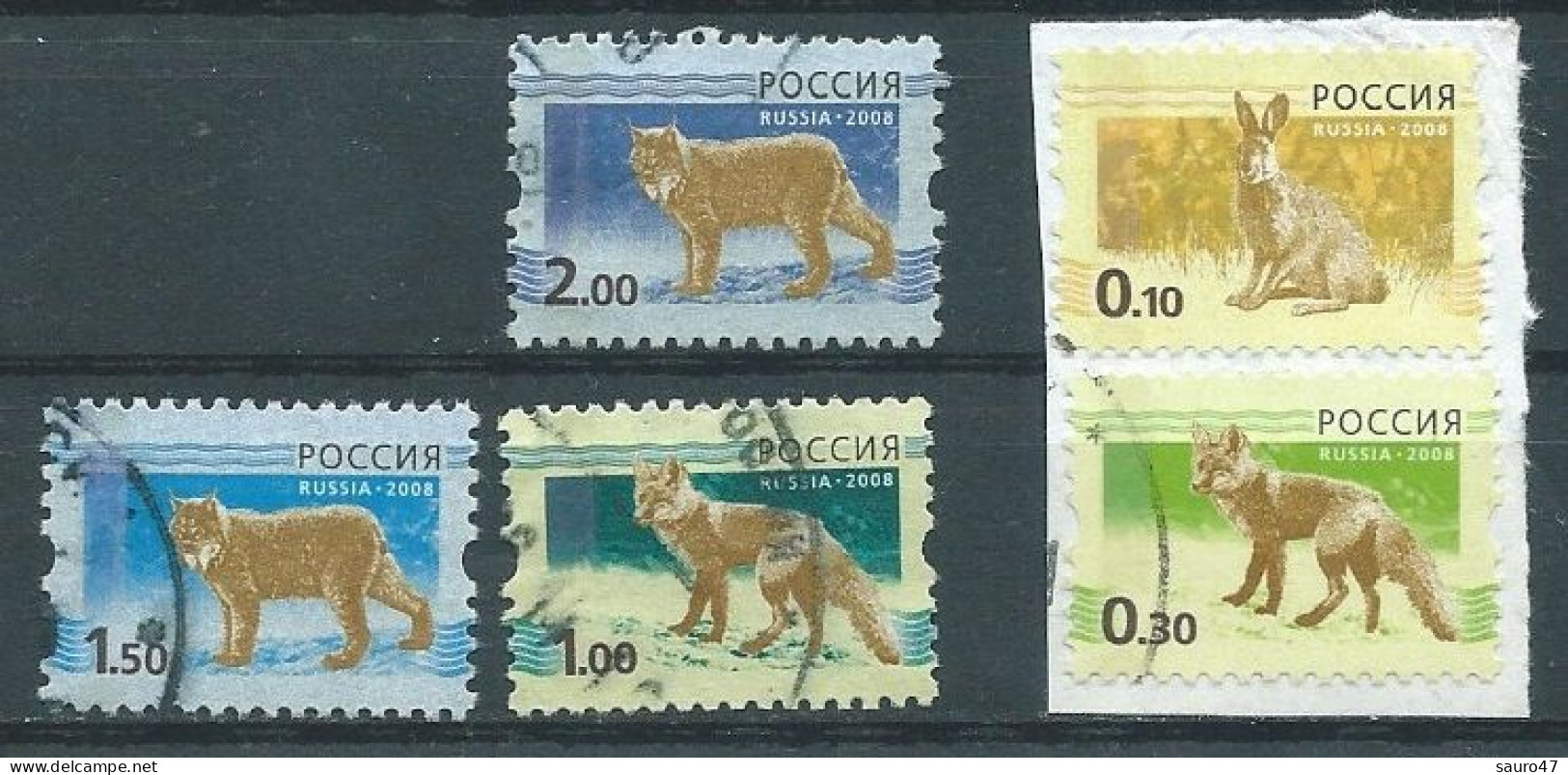 RU103 P. O. Fauna 5 V -    Usato - Used Stamps