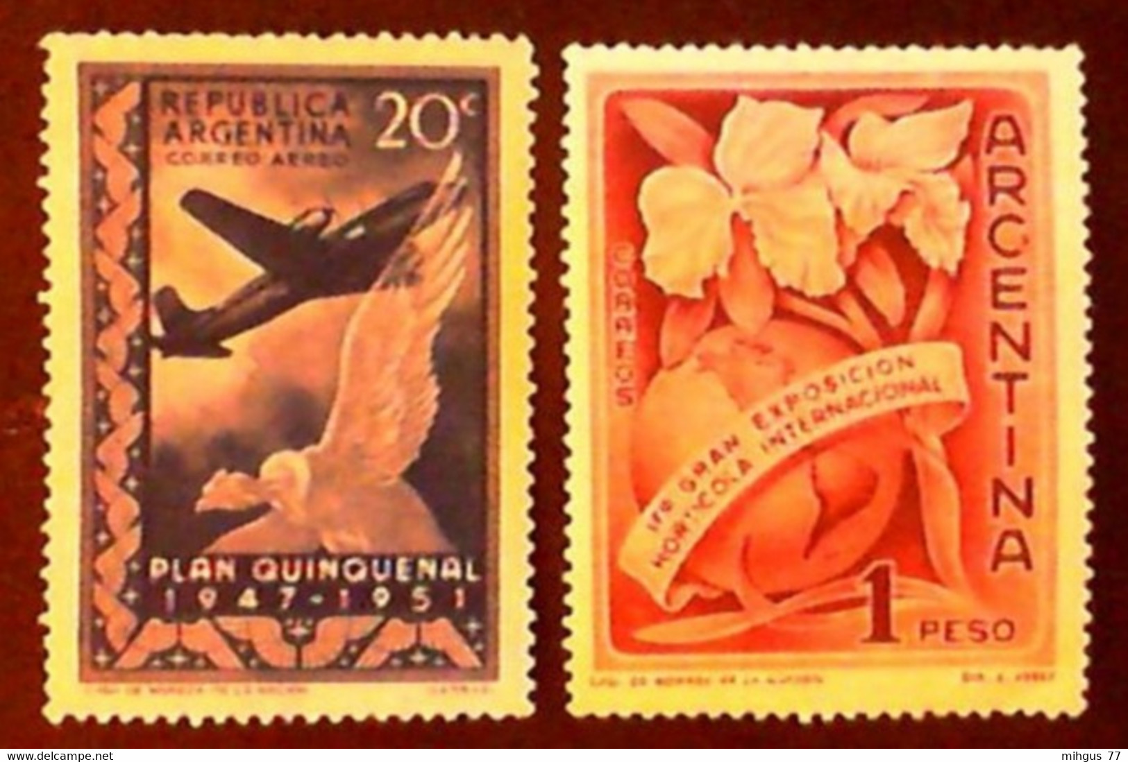 Argentina  1951 2 Unused Stamp - Nuevos