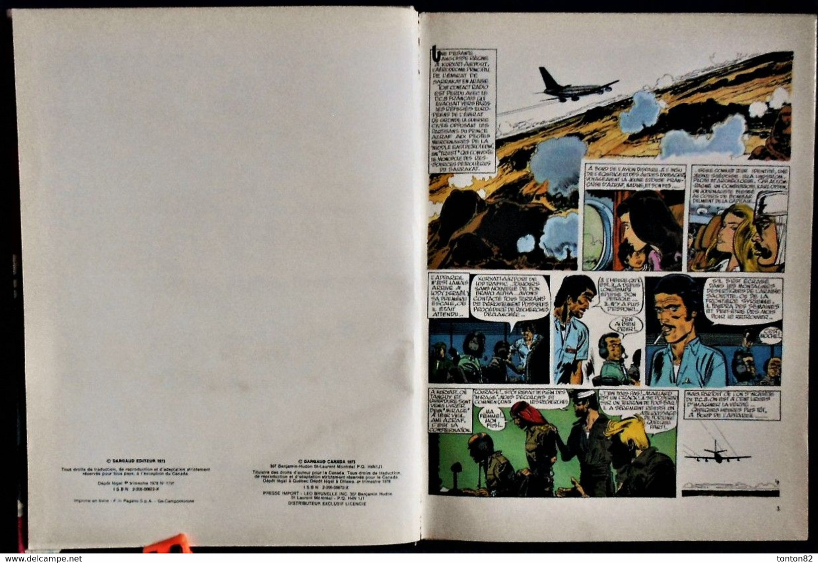 Charlier / Jijé - Tanguy Et Laverdure - Un DC 8 A Disparu - Dargaud - ( 1978 ) . - Tanguy Et Laverdure