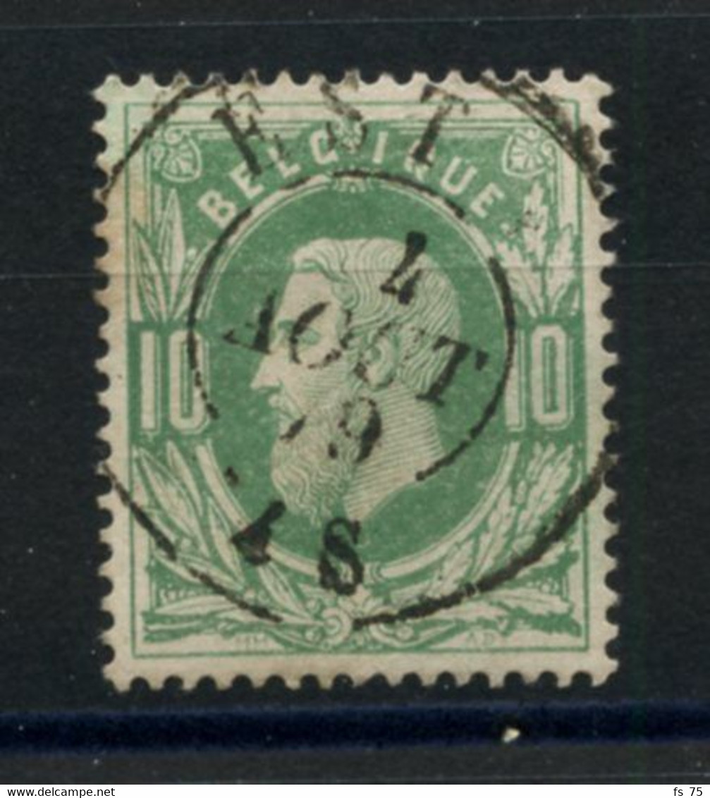 BELGIQUE - COB 30 10C VERT DOUBLE CERCLE D'AMBULANT EST - 1869-1883 Leopoldo II